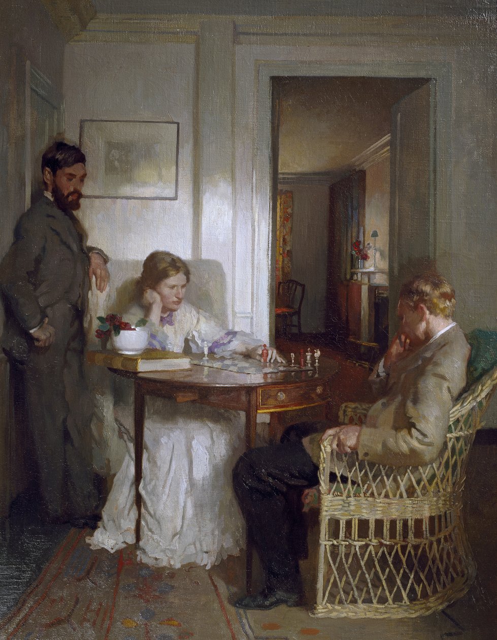 A sakkozók, 1902 előtt alkotó: William Orpen