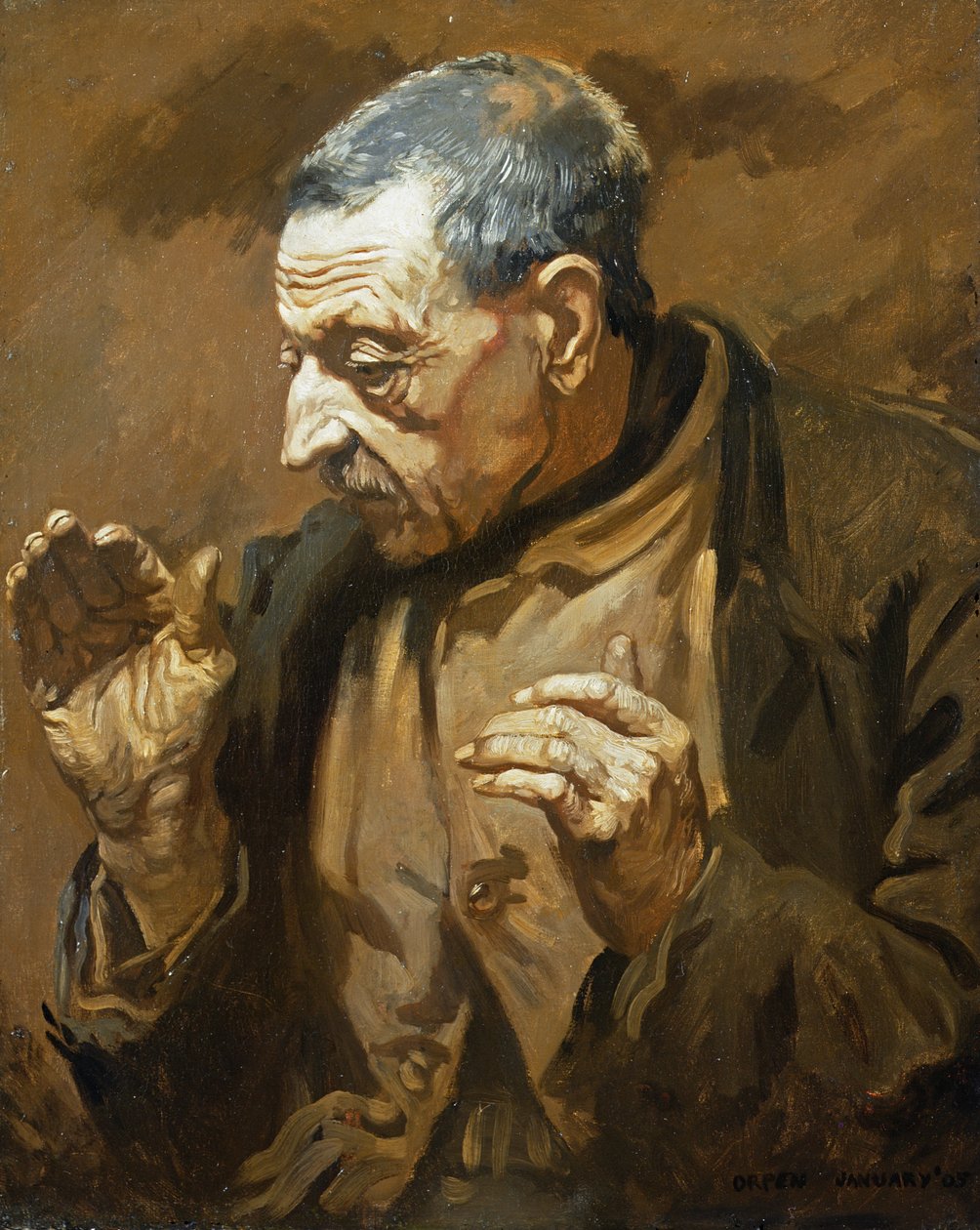 A légykapó, 1905 alkotó: William Orpen