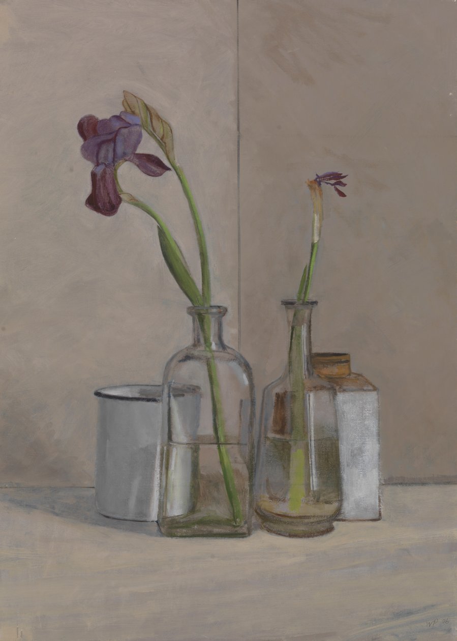 Írisz fehér kannák, 2006 alkotó: William Packer