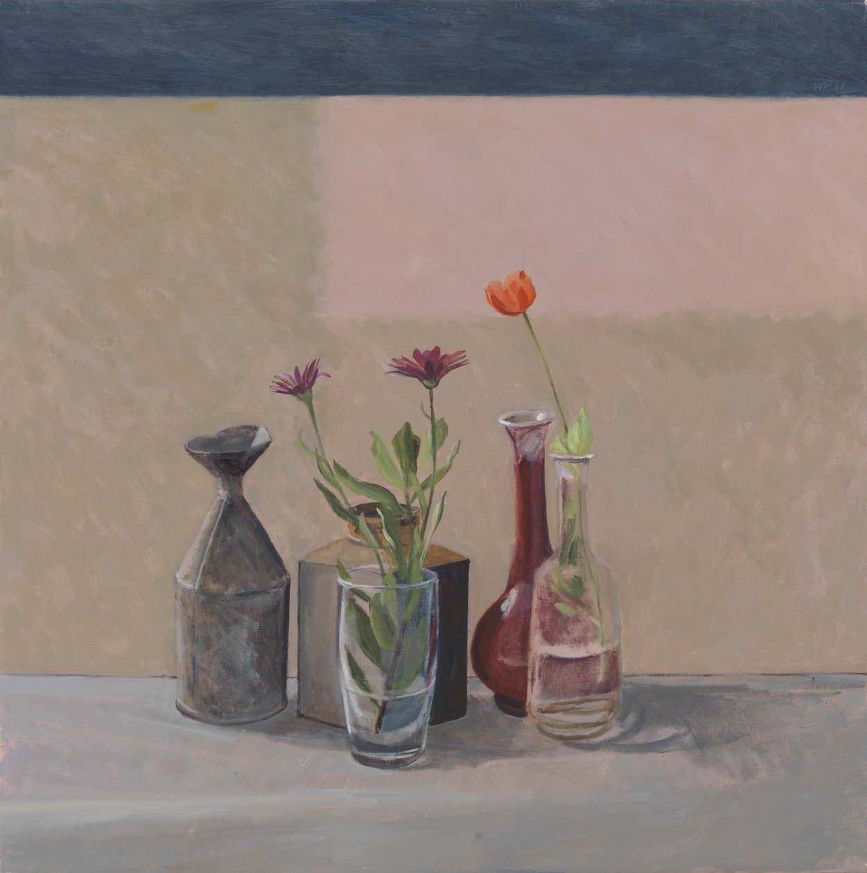 Narancssárga mák – Palackos dobozok, 2008 alkotó: William Packer
