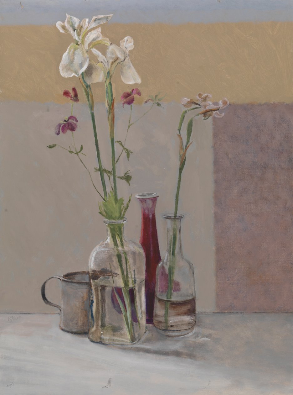 Magas fehér íriszek, 2009 alkotó: William Packer