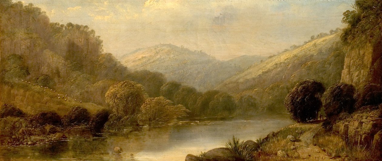 Spiers of Dovedale, Derbyshire, 1843 alkotó: William Parrott