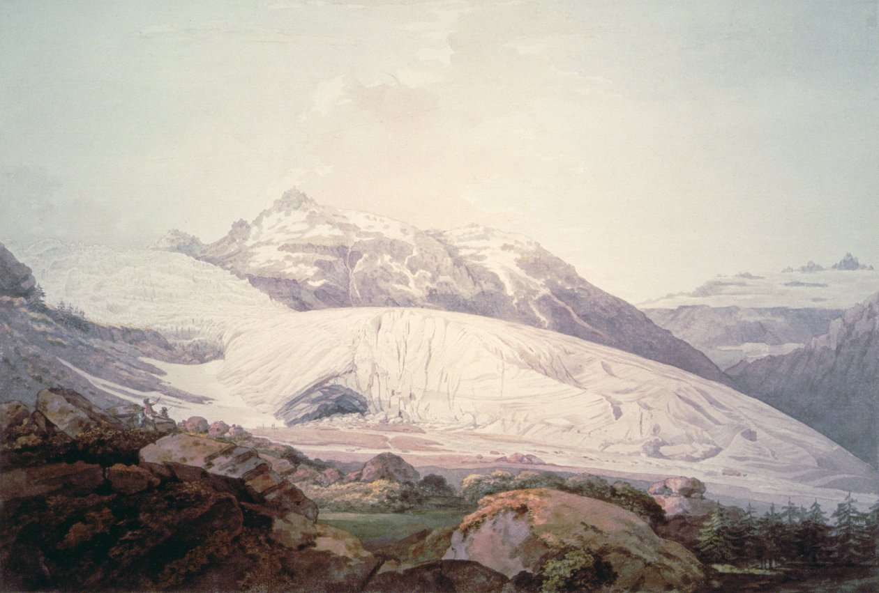 Rhone-gleccser alkotó: William Pars