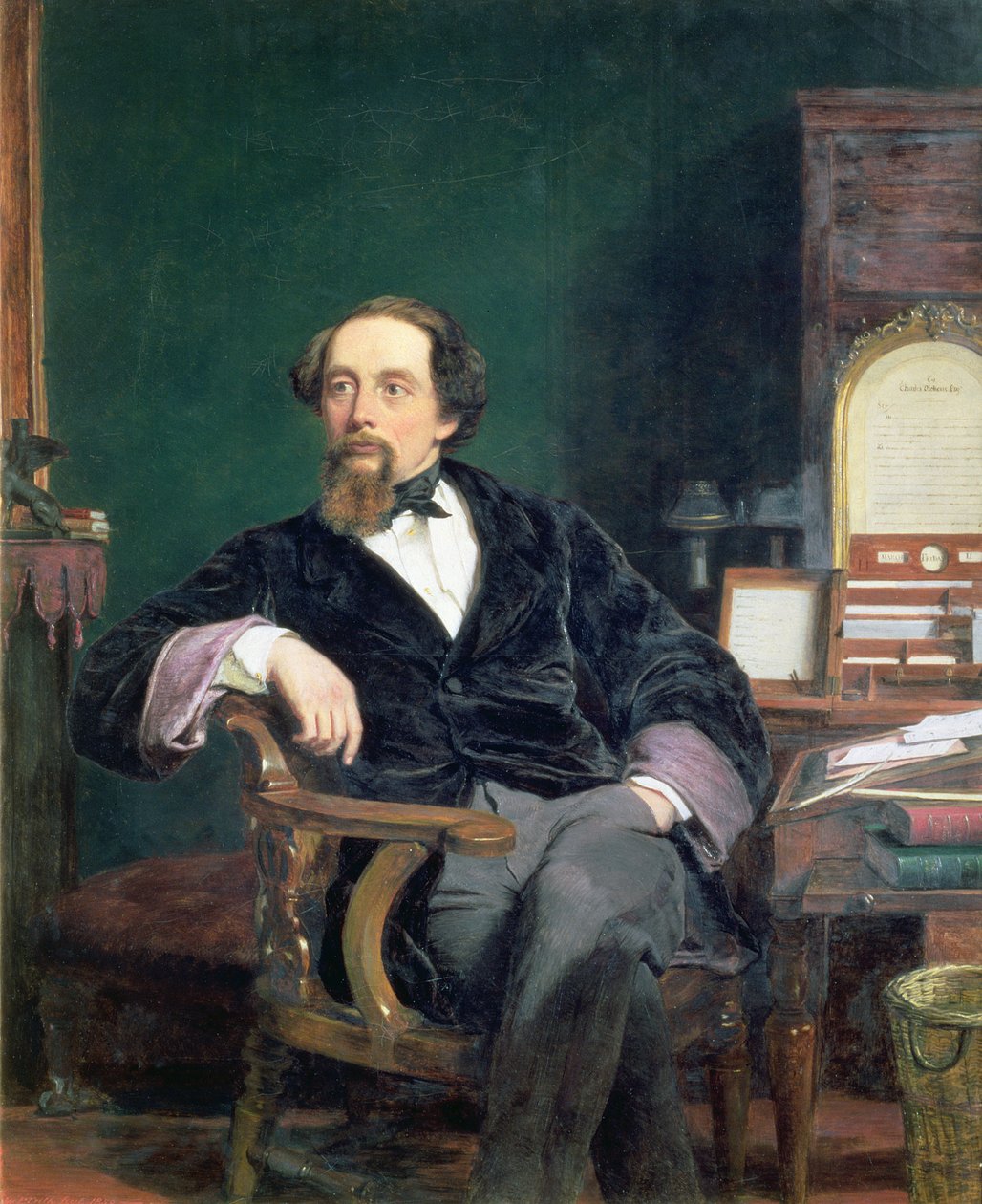 Charles Dickens portréja alkotó: William Powell Frith