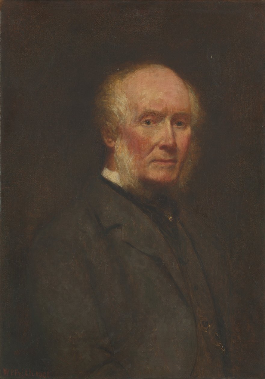 Önarckép 83 éves korában alkotó: William Powell Frith