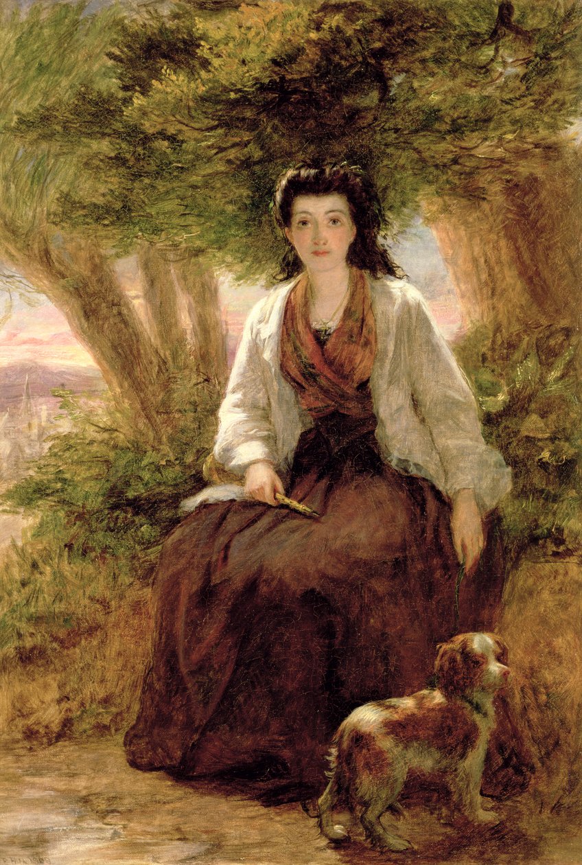 Sterne Mariája az Egy szentimentális utazásból alkotó: William Powell Frith