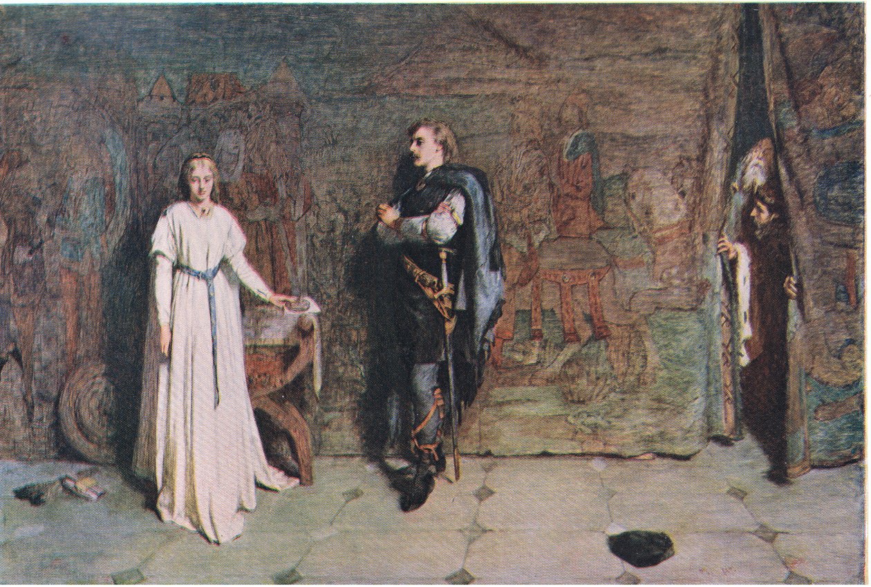 Hamlet és Ophelia alkotó: William Quiller Orchardson