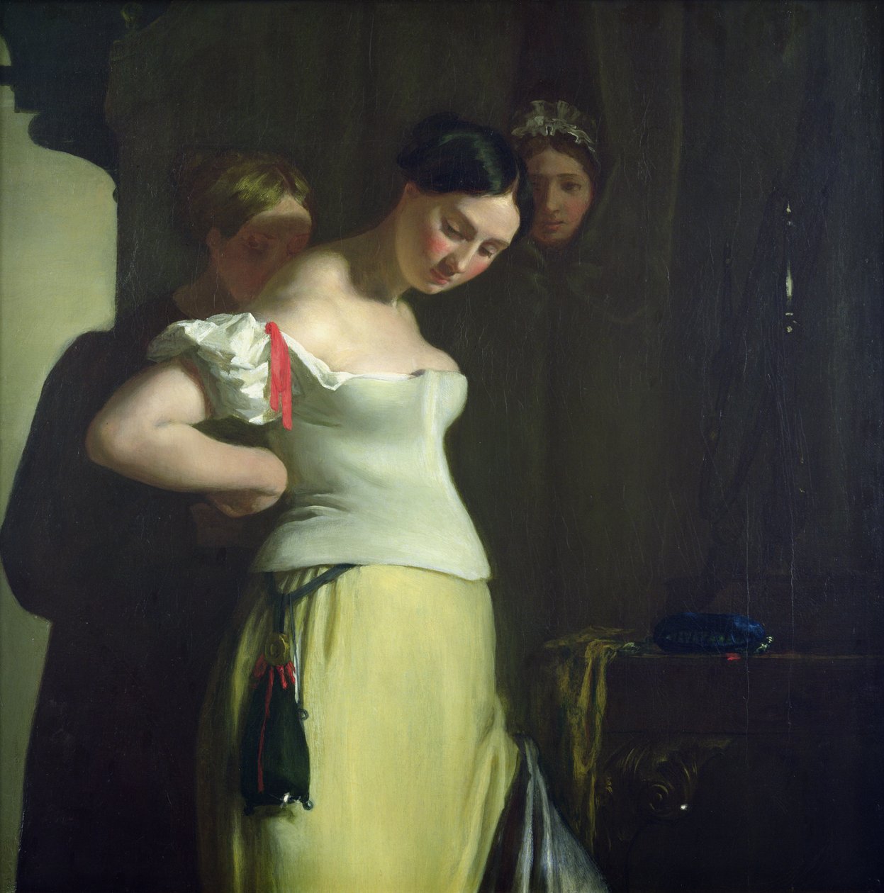 Minna a WC-jénél alkotó: William Quiller Orchardson