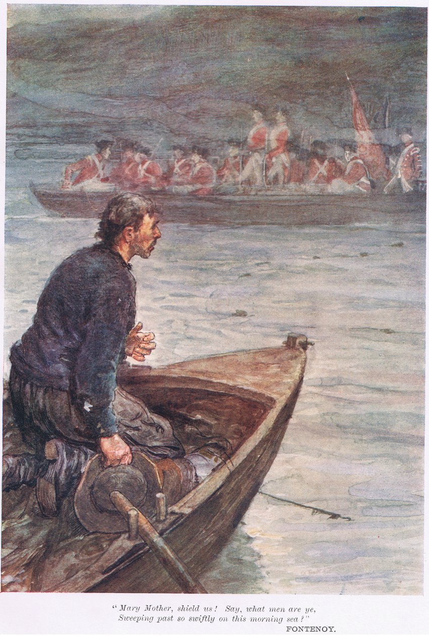 Fontenoy: Mária anya, védj meg minket! Mondd, milyen férfiak vagytok alkotó: William Rainey