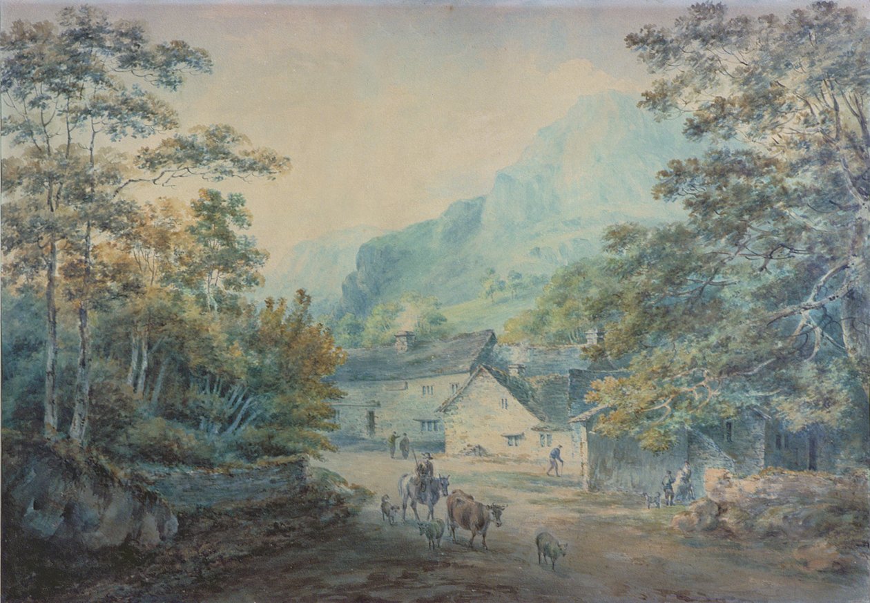Rydal faluja, Westmorland alkotó: Rev. William Gilpin