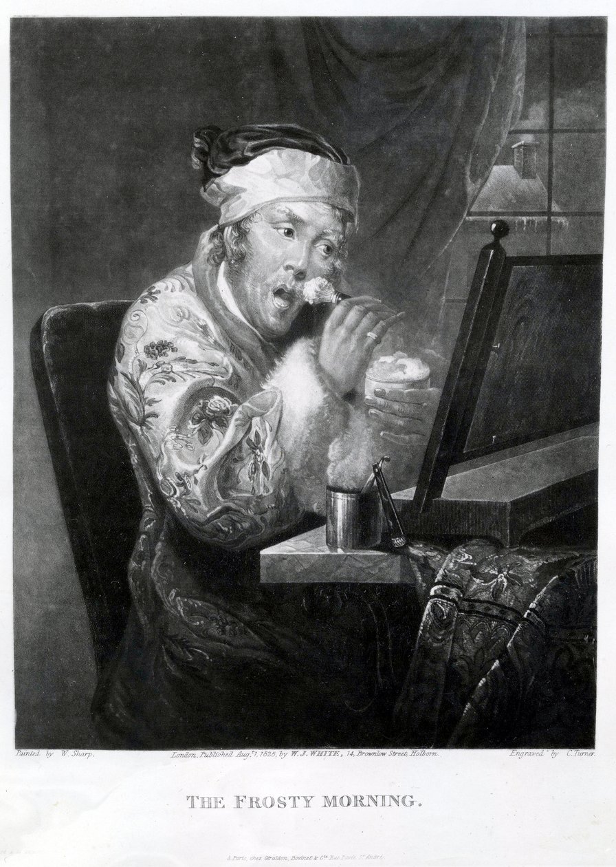 A fagyos reggel, 1825 alkotó: William Sharp