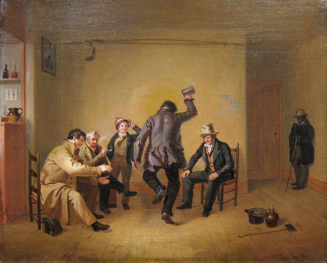 Bár szoba jelenete á l`Art Institute of Chicago alkotó: William Sidney Mount