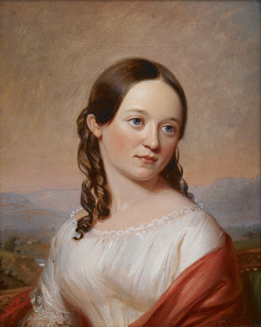 Julia Ann Seabury portréja, 1846 alkotó: William Sidney Mount
