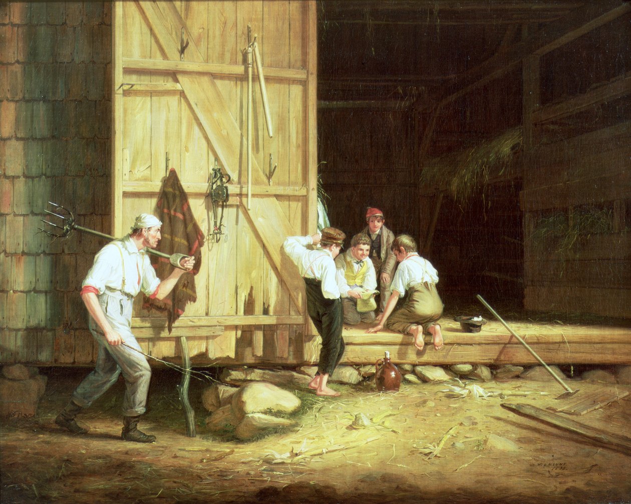 A csavargó szerencsejátékosok, 1835 alkotó: William Sidney Mount