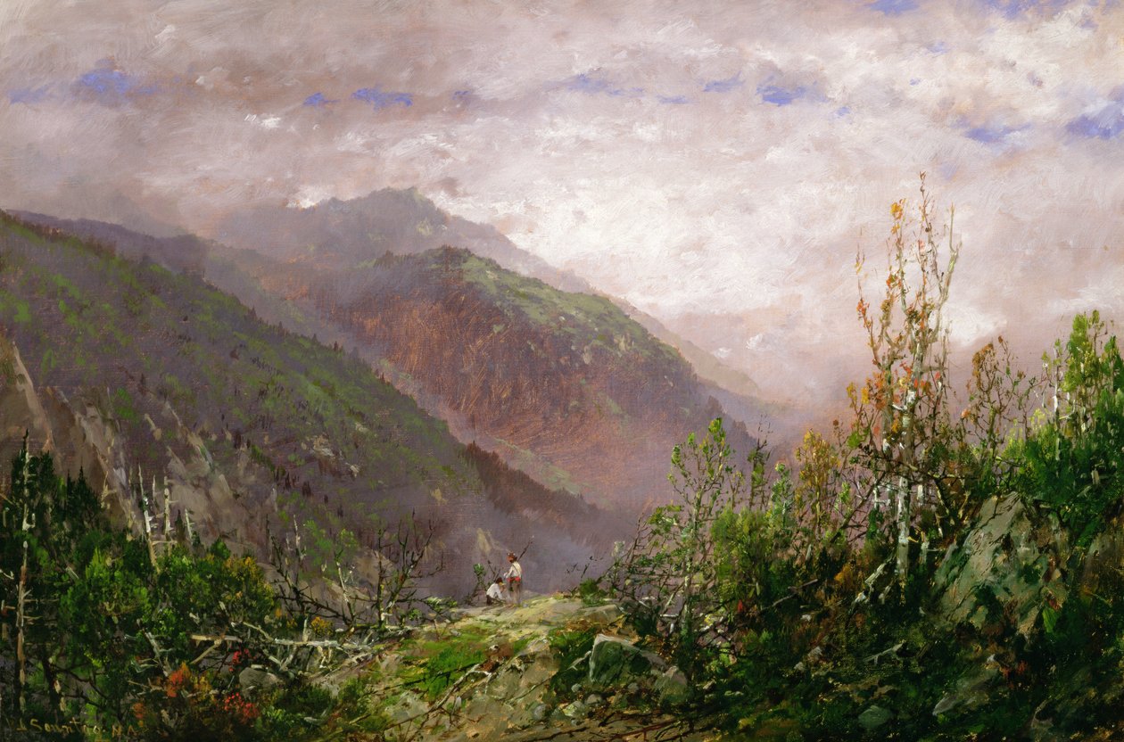 Jelenet a Fehér-hegységben, 1860-70 körül alkotó: William Sonntag