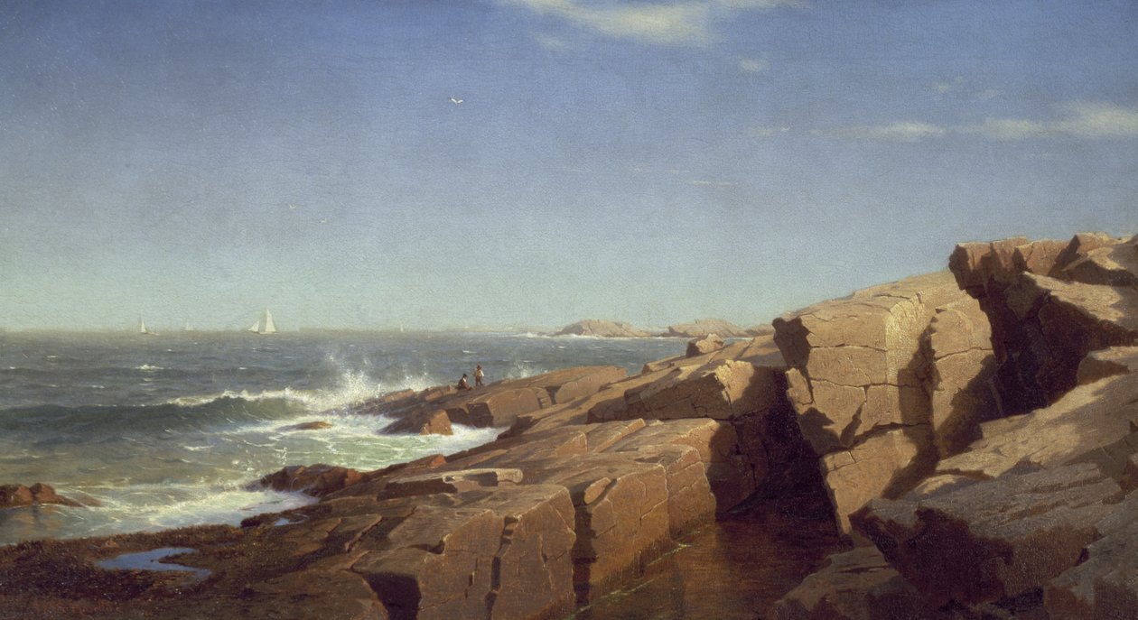 Sziklák Nahantban, 1864 alkotó: William Stanley Haseltine