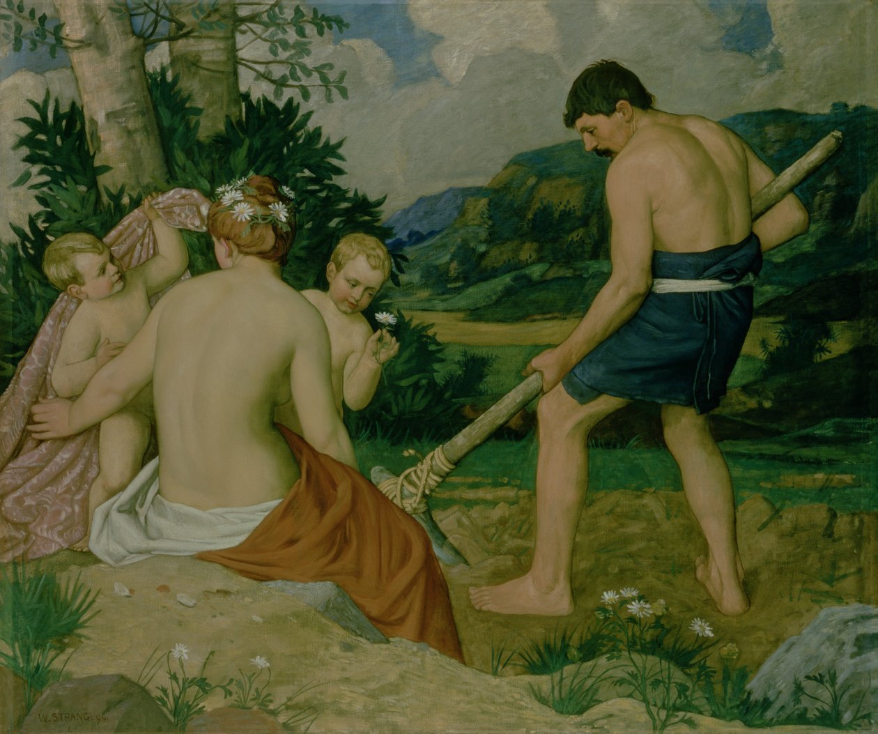A homlokod izzadságával alkotó: William Strang