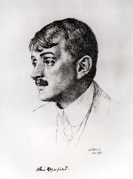 John Masefield (1878-1967), 1912 alkotó: William Strang