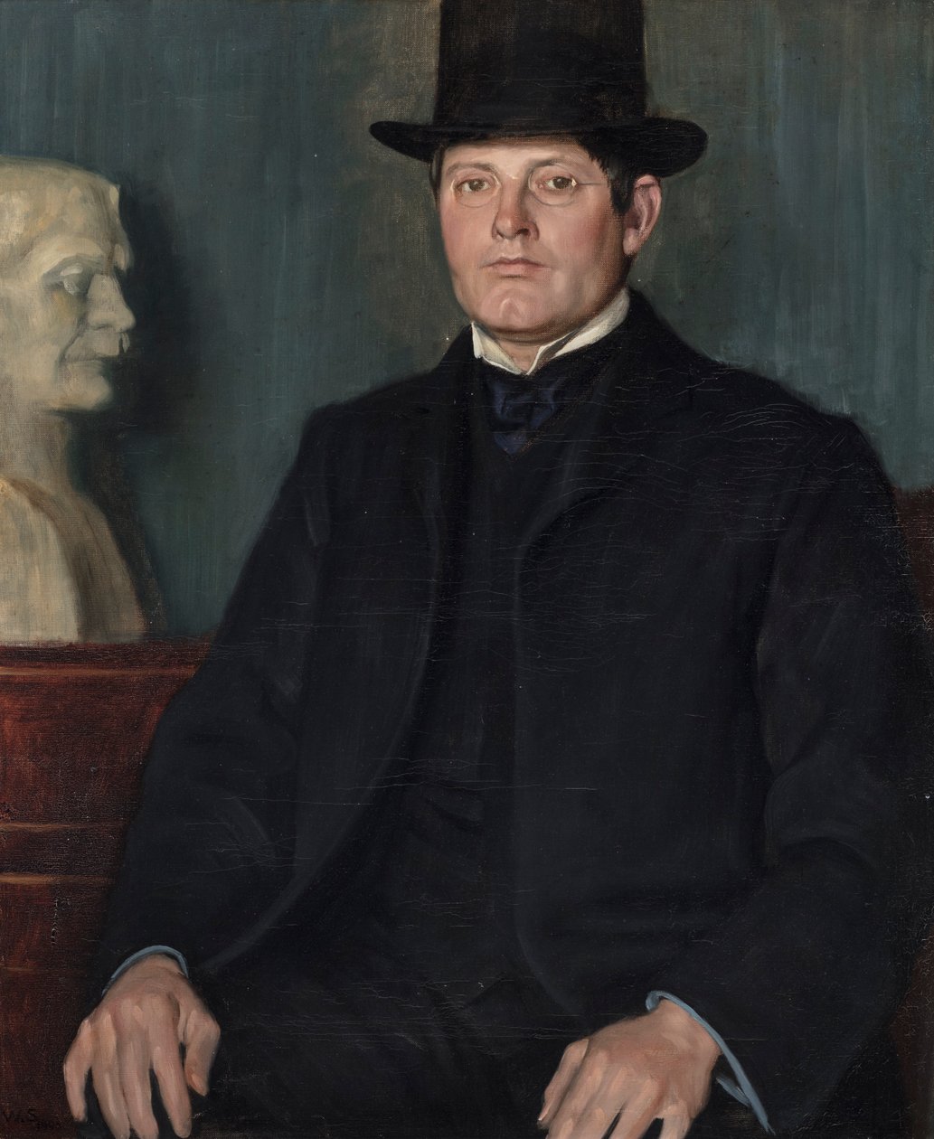 Sir George Frampton (1860-1928) portréja 1905 alkotó: William Strang