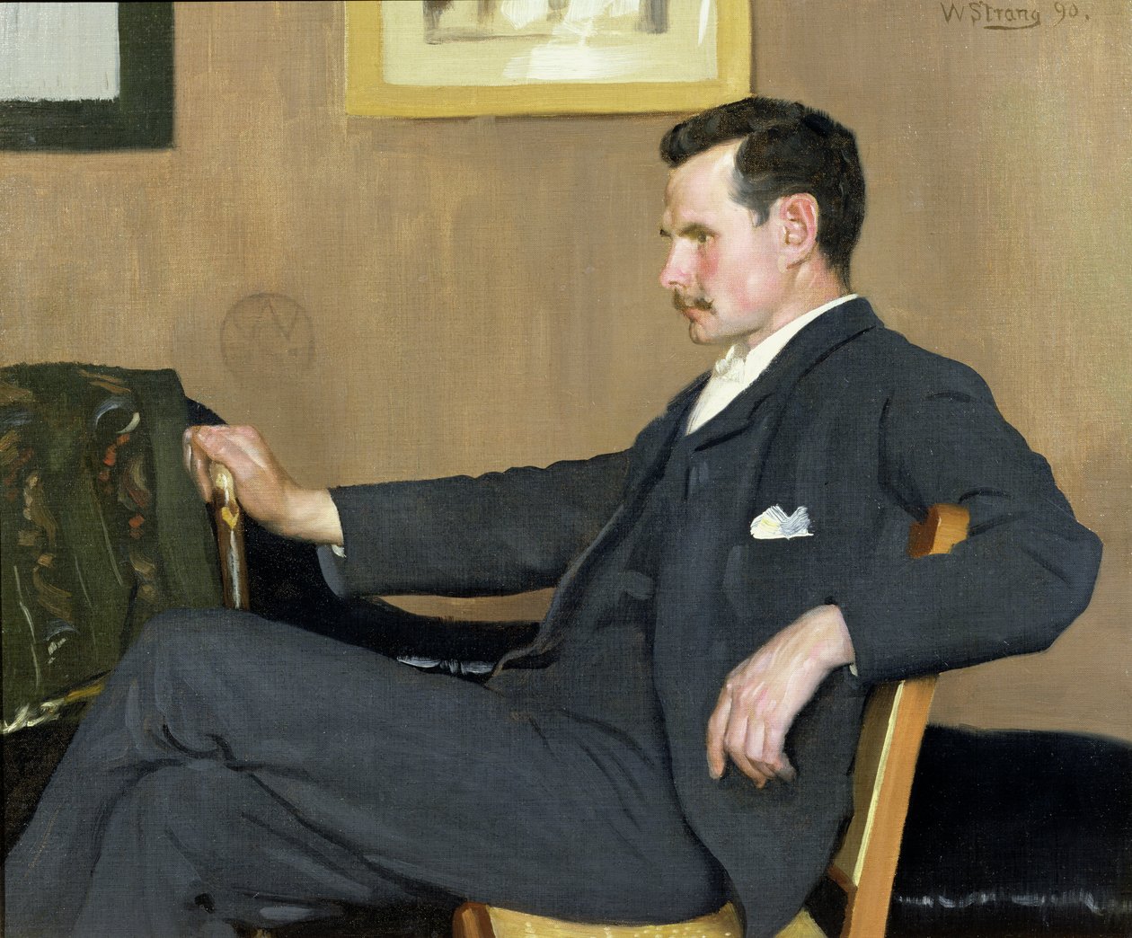 A szürke öltönyös férfi, 1890 alkotó: William Strang