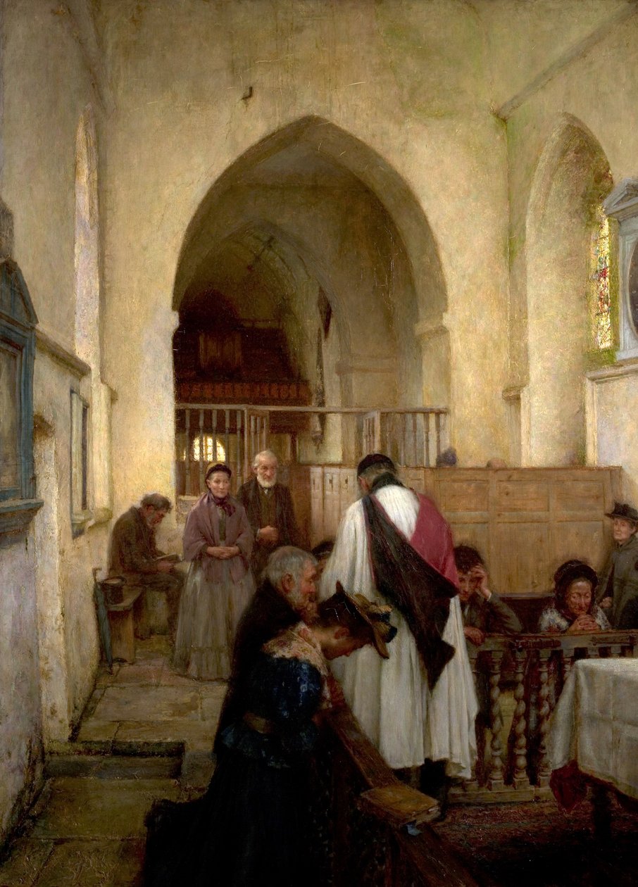 Szentségvasárnap, 1897 alkotó: William Teulon Blandford Fletcher