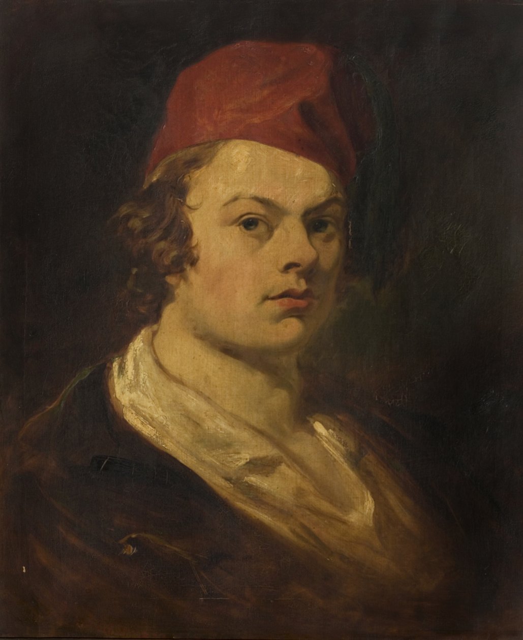 Egy ismeretlen férfi portréja piros sapkában alkotó: William Thomas Roden