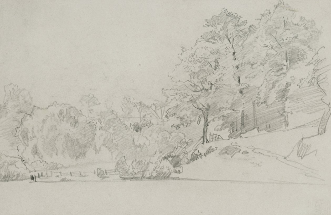 Vidéki táj alkotó: William Trost Richards