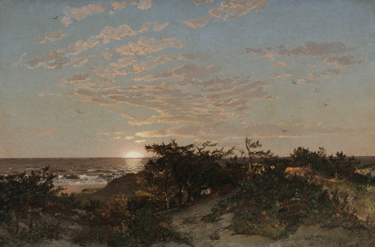 Táj, 1862 (olaj, karton) alkotó: William Trost Richards