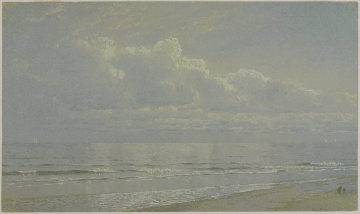 Villámok a tengeren: Gyöngy, 1871 (wc, papír) alkotó: William Trost Richards