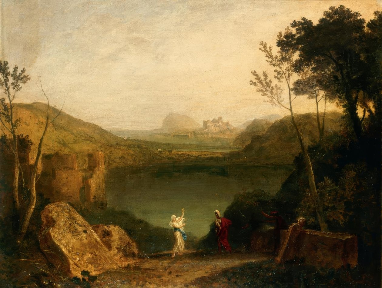 Aeneas és a Szibilla, az Avernus-tó alkotó: Joseph Mallord William Turner