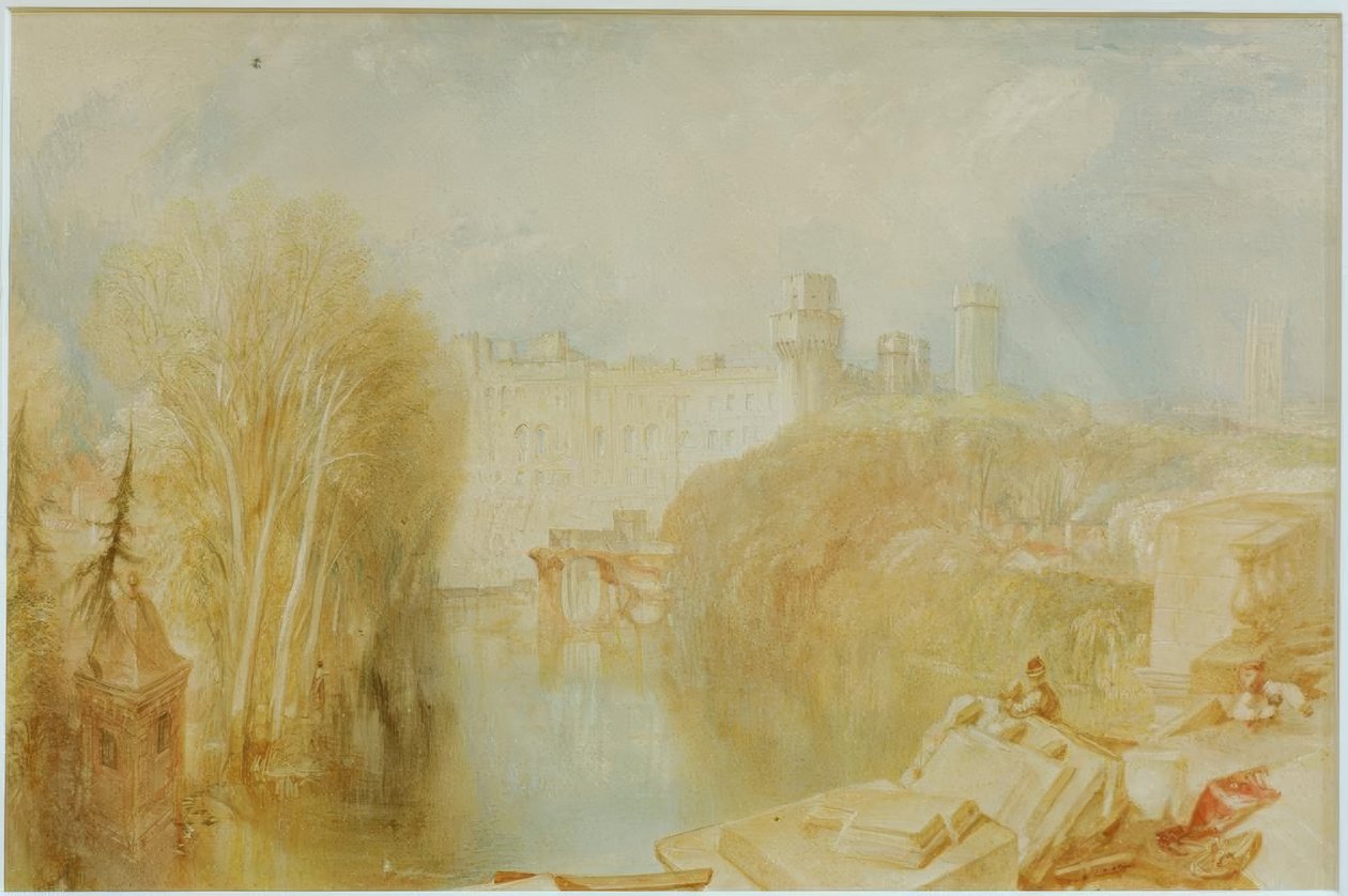 Kilátás a Warwick-kastélyra alkotó: Joseph Mallord William Turner