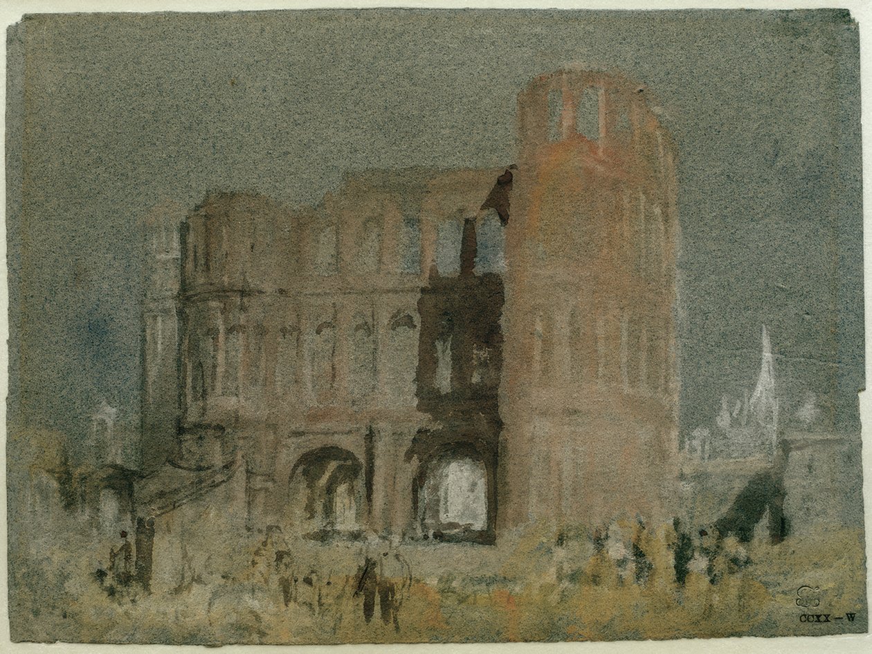 Die Porta Nigra, Trier alkotó: Joseph Mallord William Turner