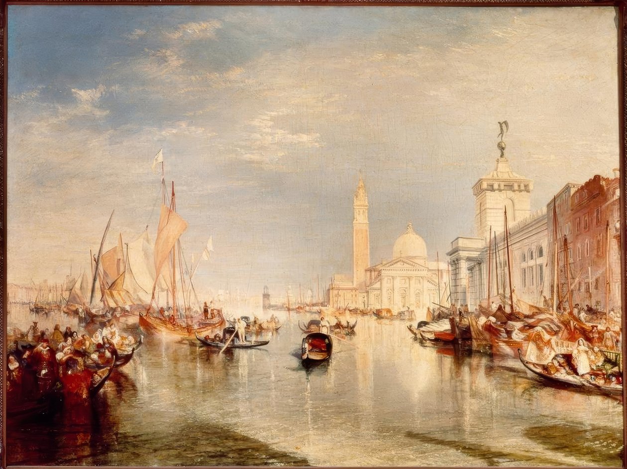 Dogana und San Giorgio Maggiore alkotó: Joseph Mallord William Turner