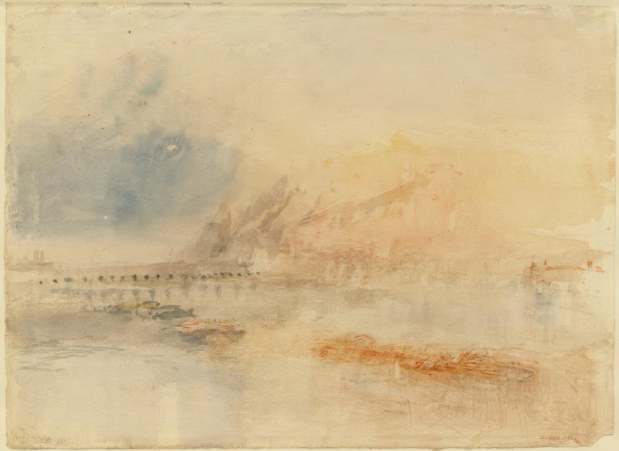 Ehrenbreitstein alkotó: Joseph Mallord William Turner