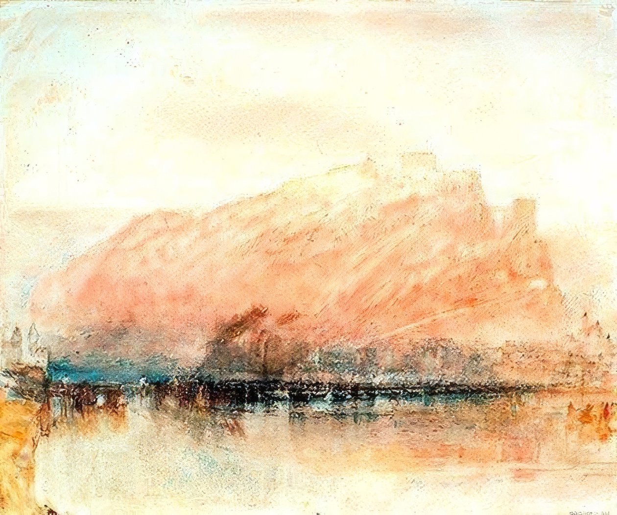 Ehrenbreitstein alkotó: Joseph Mallord William Turner