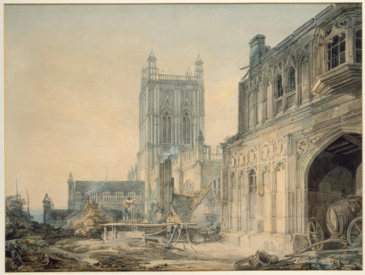 Malvern Abbey, Worcestershire alkotó: Joseph Mallord William Turner