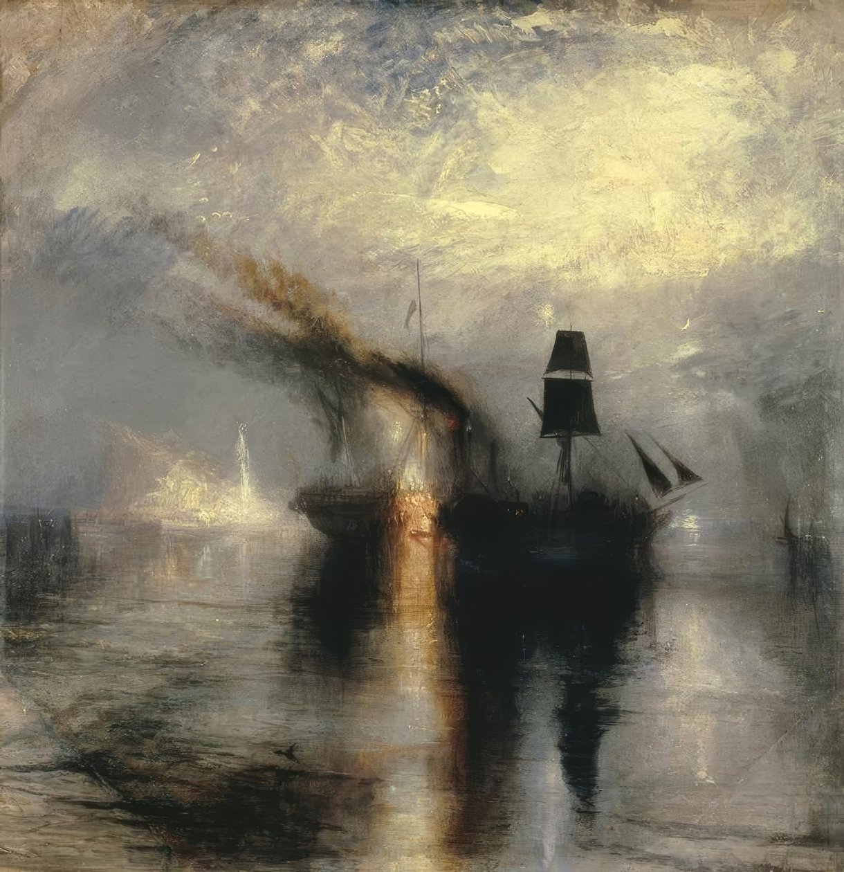 Béke – Temetés a tengeren alkotó: Joseph Mallord William Turner