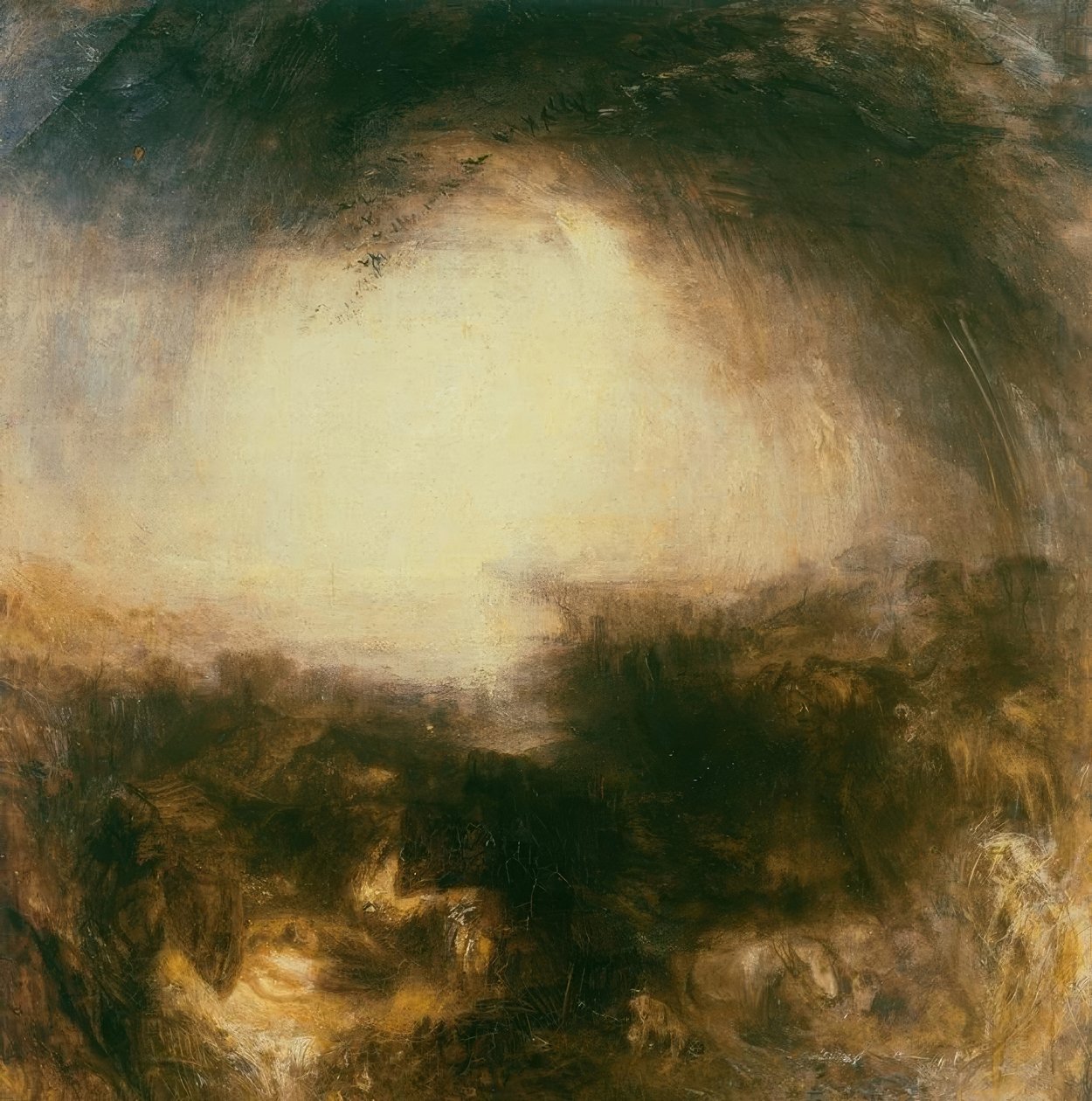 Árnyak és sötétség – Az özönvíz utáni este alkotó: Joseph Mallord William Turner