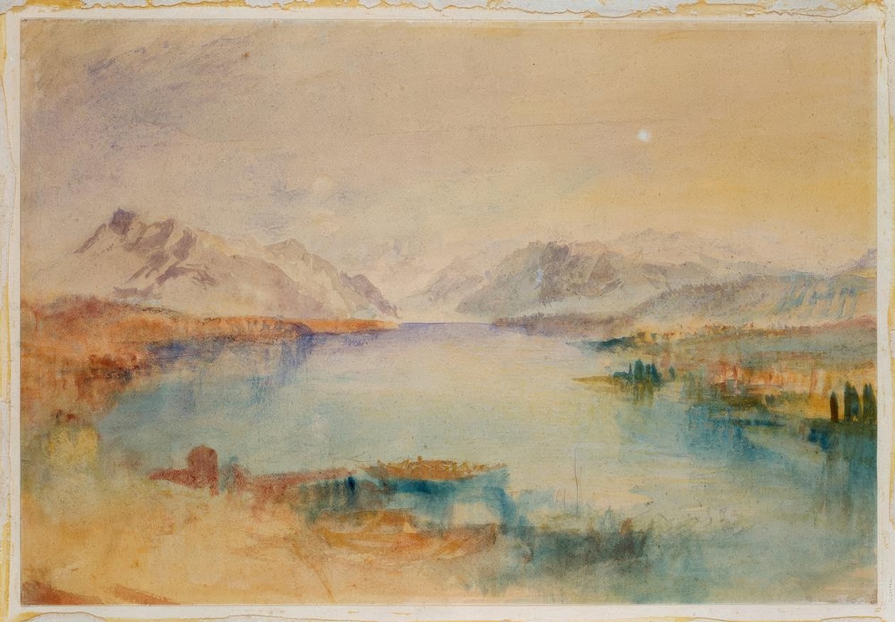 Rigi, Luzerni-tó alkotó: Joseph Mallord William Turner