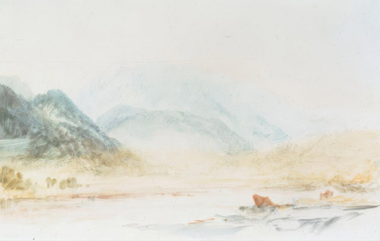 A Wetterhorn Rosenlaui közeléből alkotó: Joseph Mallord William Turner