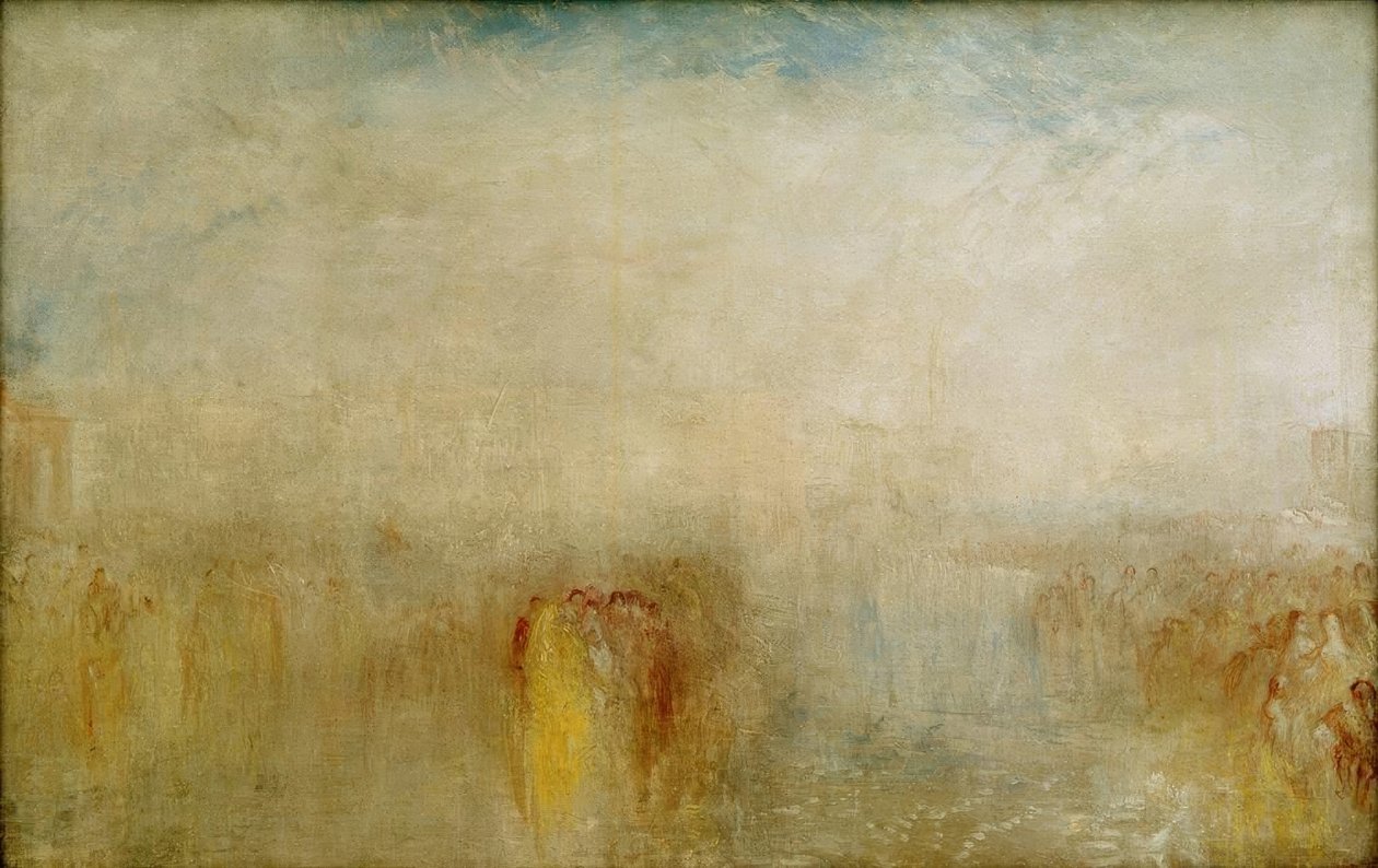 Velencei Fesztivál: Kilátás a Bacinóra, a Doganával alkotó: Joseph Mallord William Turner