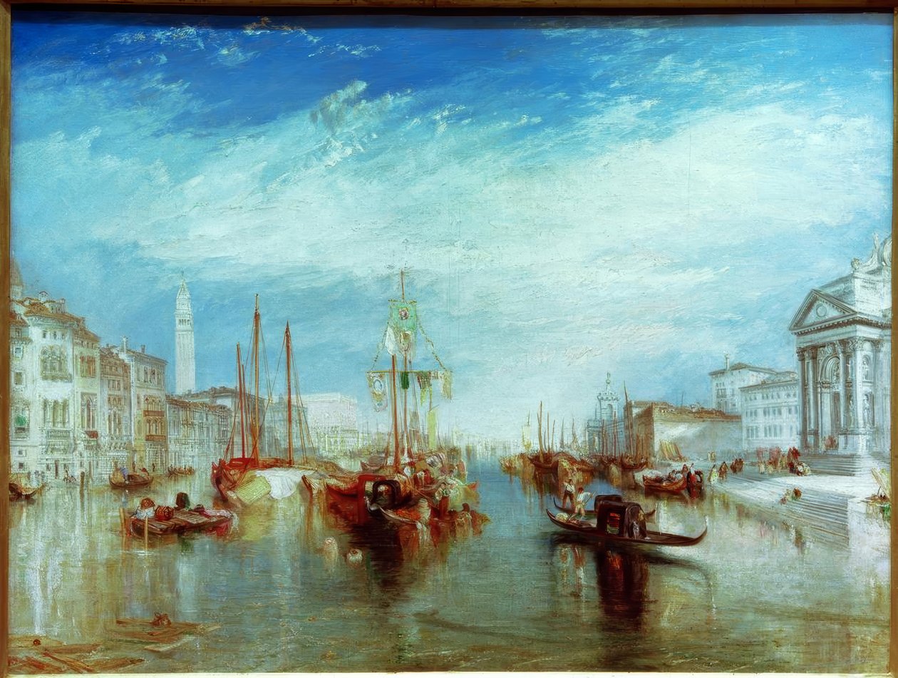 Velence, a Madonna della Salute tornácáról alkotó: Joseph Mallord William Turner