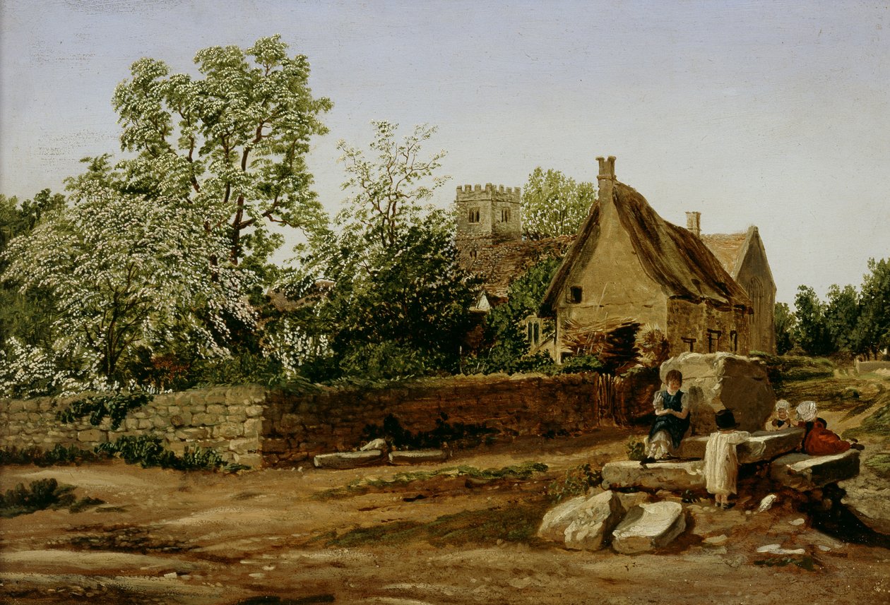 Kilátás Marstonra, Oxford közelében (olaj, malomdeszka) alkotó: Joseph Mallord William Turner