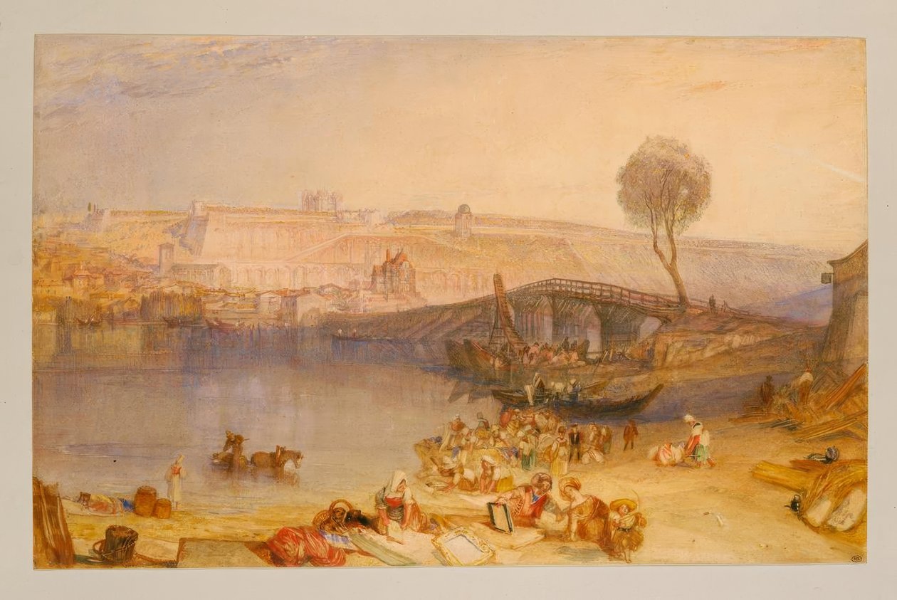 Kilátás a St. Germain-en-Laye-kastélyra alkotó: Joseph Mallord William Turner