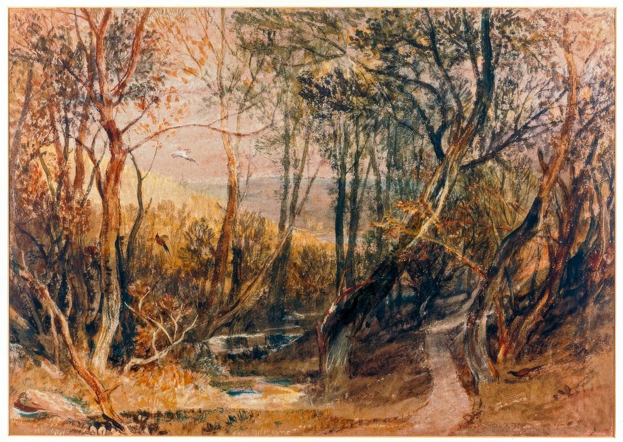Erdei jelenet alkotó: Joseph Mallord William Turner