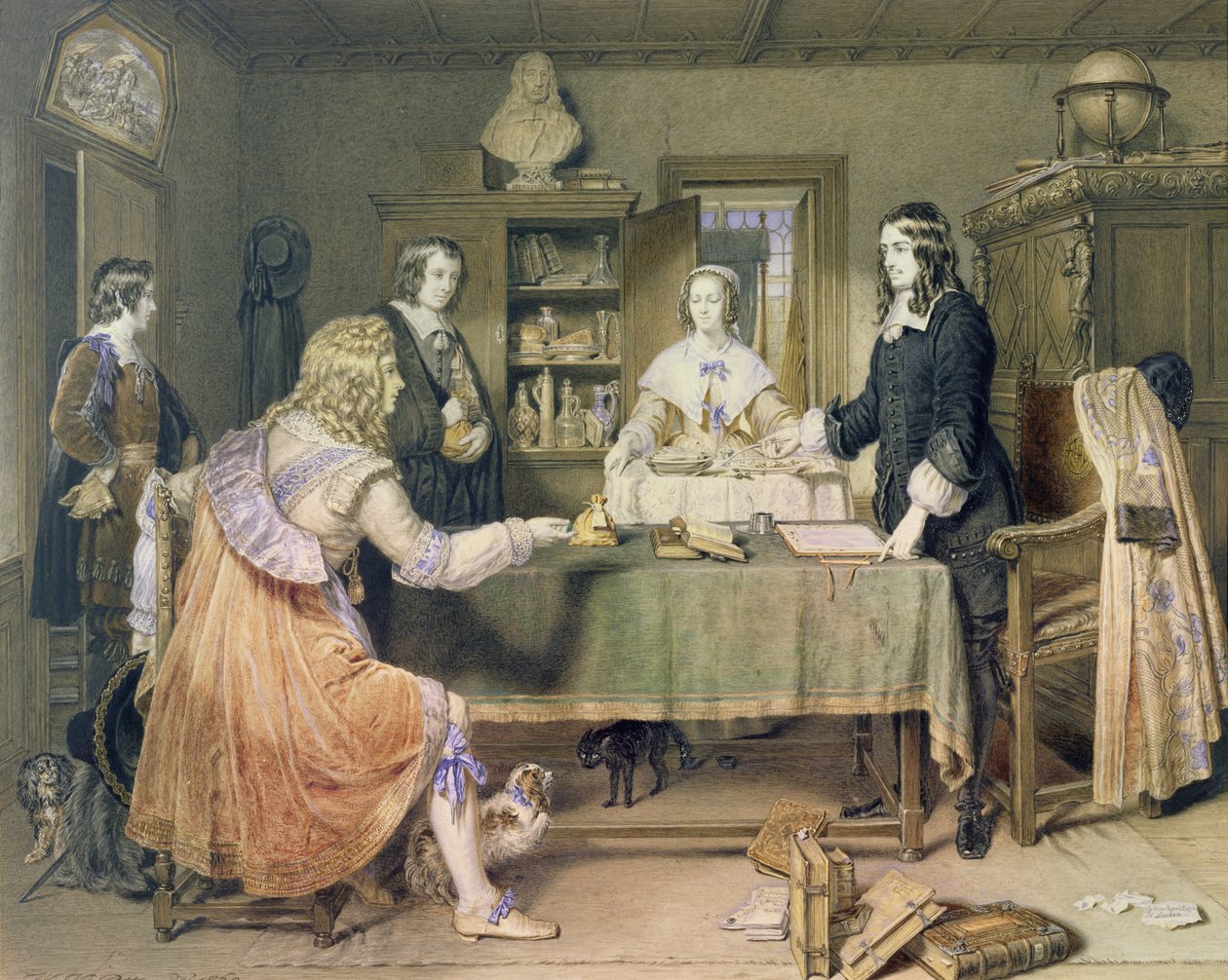 Andrew Marvell megkísértése, 1860 alkotó: William Vandyke Patten