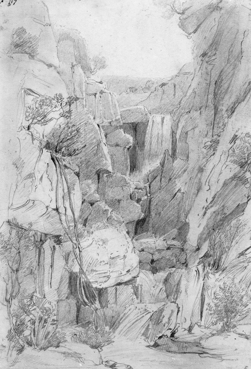 Kloof az Asztal-hegyen, 1801 alkotó: William Westall