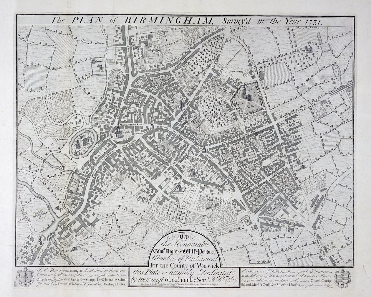 Birmingham terve, 1731, 1789-ben megjelent alkotó: William Westley