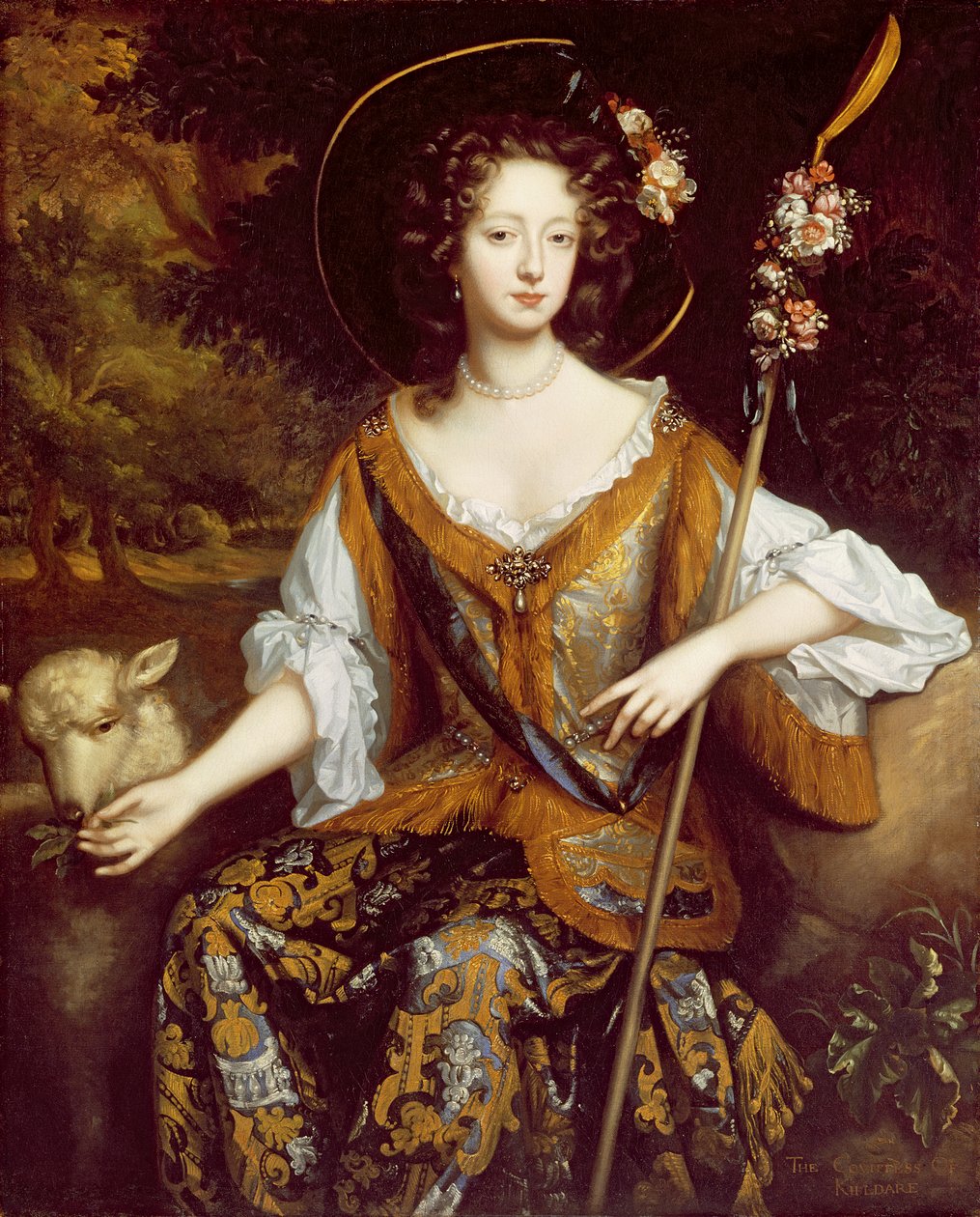 Elizabeth Jones, Kildare grófnője, 1684 körül alkotó: William Wissing or Wissmig