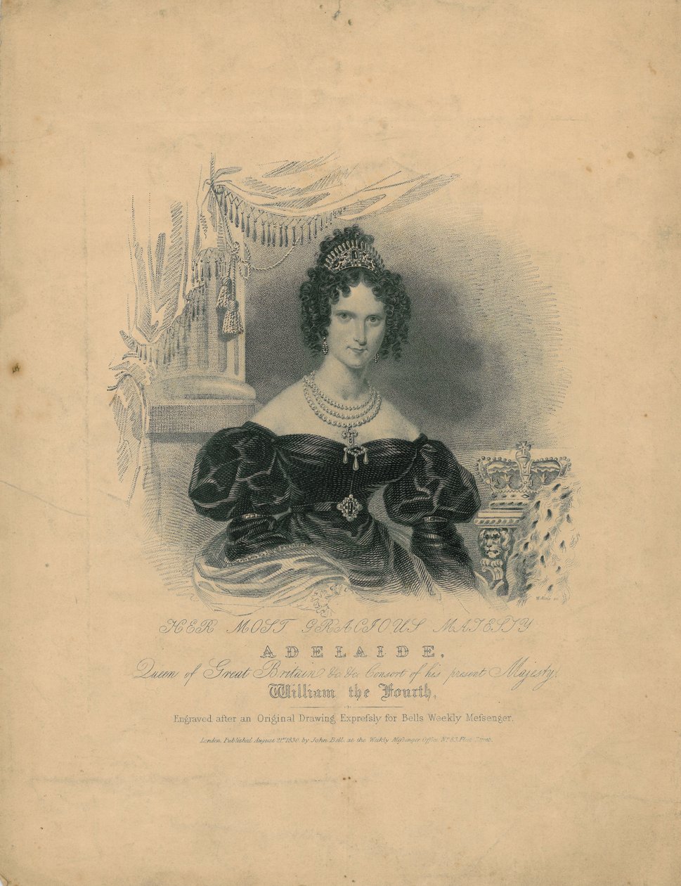 Adelaide királynő alkotó: William Wolfe Alais